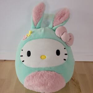 Squishmallows Easter 2024 Sanrio Hello Kitty in Bunny Suit Plush Toy 8" Stuffed